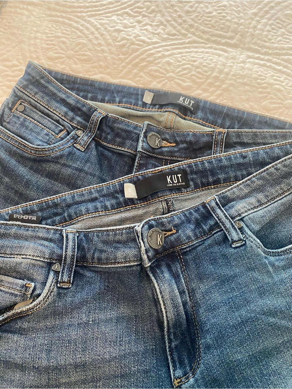 KUT from the Kloth 2 pair size 6 women Medium Blue Jeans